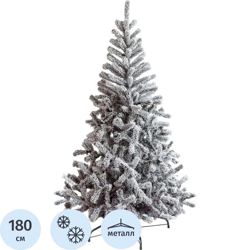 Изображение товара Искусственная ёлка Green Trees Лесная сказка напольная 180 см заснеженная