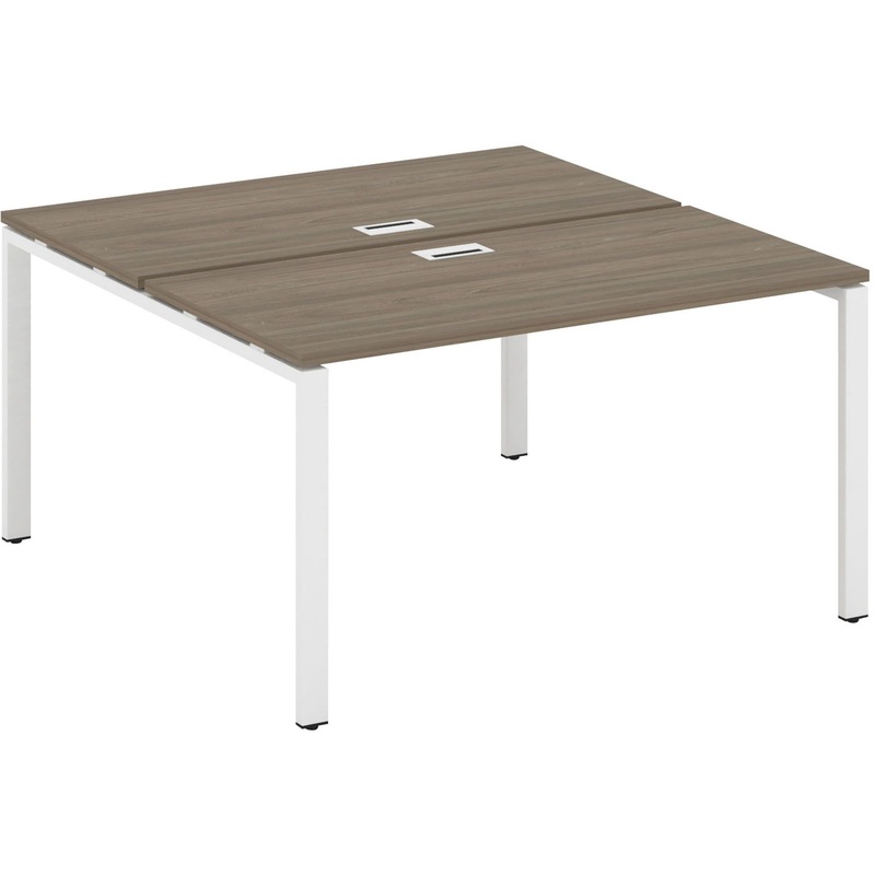 Изображение товара Рабочая станция SN-6P.DRS-023 двухместная (вяз благородный/белый, 1380х1632х750 мм)