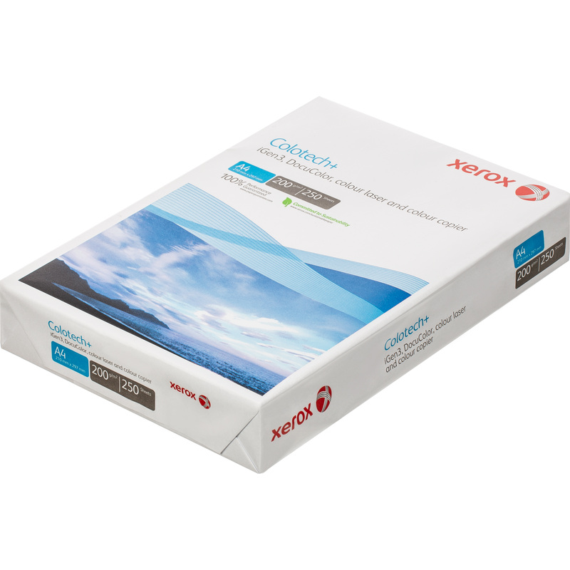Изображение товара Бумага Xerox Colotech + A4, 200 г/кв.м, 250 листов