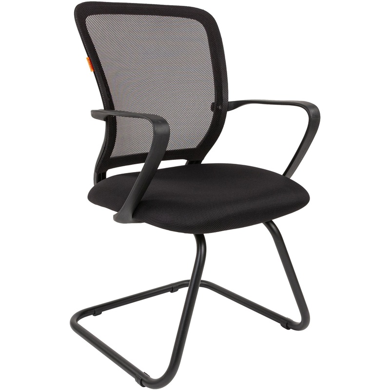 Изображение товара Конференц-кресло Chairman 698 V черное с сеткой и тканью