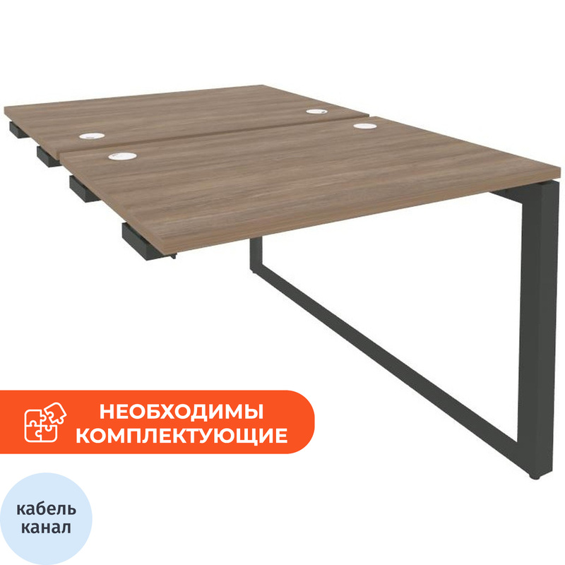 Изображение товара Рабочая станция на 2 рабочих места ONIX-О O.MO-D.SPR-1.7 дуб аризона антицаит