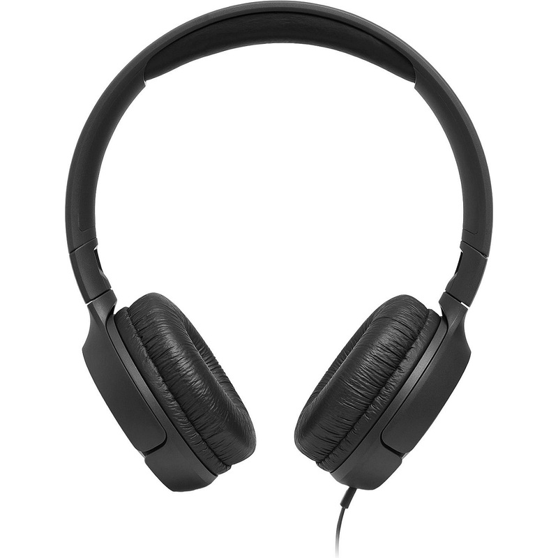 Изображение товара Наушники JBL Tune 500 черные полноразмерные проводные с микрофоном