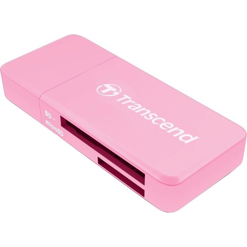 Изображение товара Картридер Transcend TS-RDF5R USB 3.1 для SD и microSD карт, розовый
