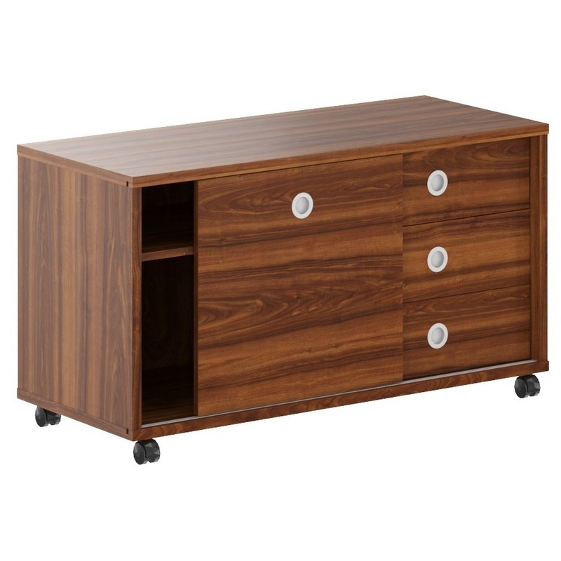 Изображение товара Медицинская тумба на колесах с 3 ящиками и полкой Born B 202.1A