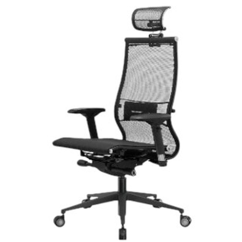 Изображение товара Офисное кресло для руководителя Samurai Black Edition New эргономичное с механизмом Synchro