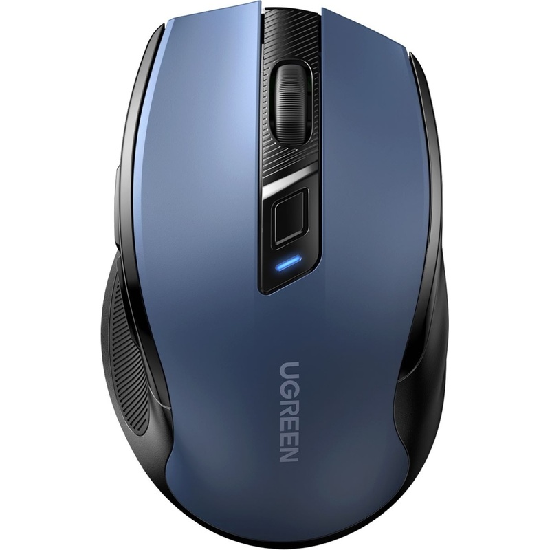 Изображение товара Беспроводная мышь Ugreen MU006 в синем цвете с эргономичным дизайном