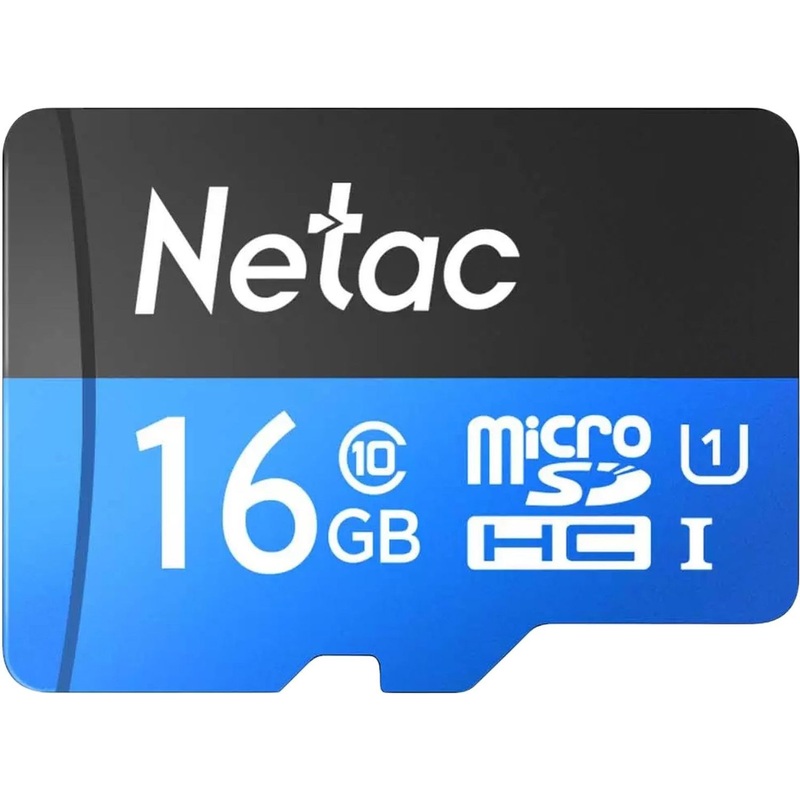 Изображение товара Карта памяти microSDHC 16 ГБ Netac P500 UHS-I U1 адаптер