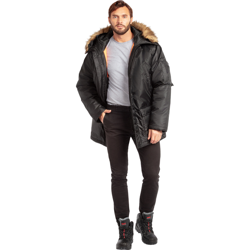 Изображение товара Рабочая зимняя мужская куртка Аляска з66 из оксфорда утепленная защитная