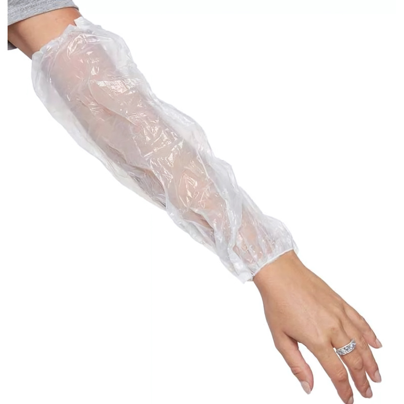 Изображение товара Нарукавники одноразовые белые (100 штук в упаковке)