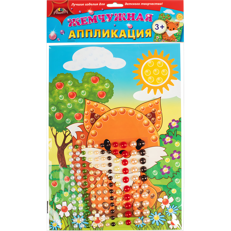 Изображение товара Апплика Лисенок — набор для детской аппликации 3+