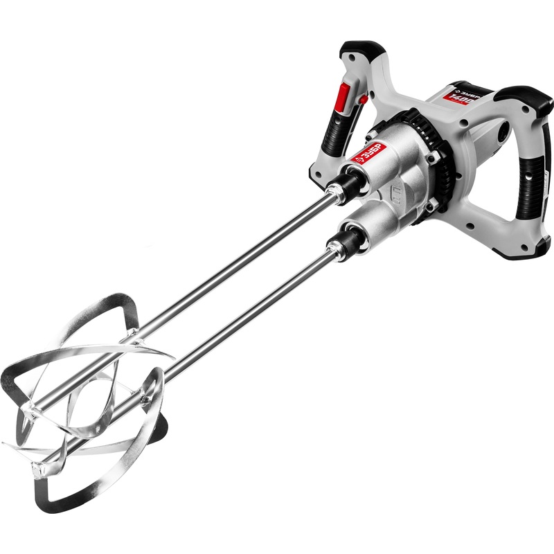 Изображение товара Дрель-миксер Зубр МРД-1400 универсальный мощный для ремонта и строительства