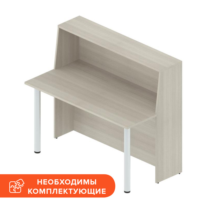 Изображение товара Модуль прямой Агат АЯ-140 ясень шимо 1400х750х1200 мм