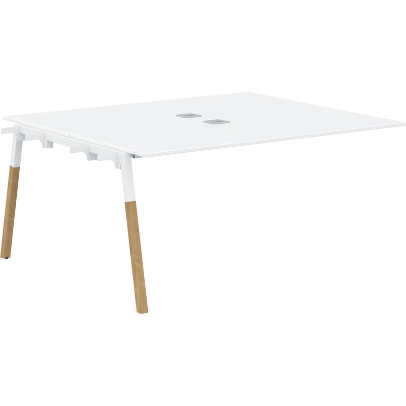 Изображение товара Стол приставной Forta FIWST 1513 бук белый/белый премиум