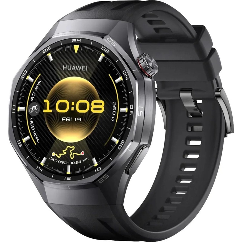 Изображение товара Смарт-часы Huawei Watch GT 6 Pro 45.6 мм чёрные с GPS NFC и влагозащитой