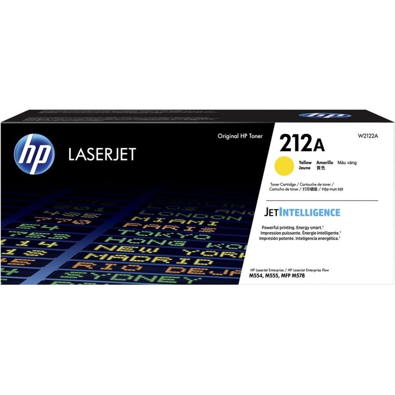 Изображение товара Оригинальный лазерный картридж HP 212A W2122A желтый для Color LaserJet