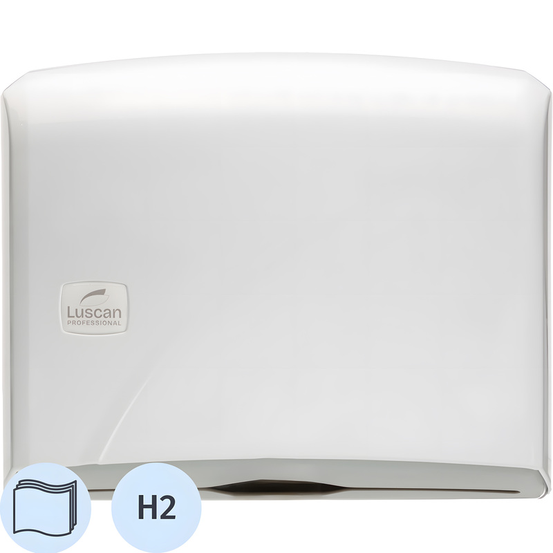Изображение товара Диспенсер для полотенец листовых Luscan Professional H2 белый