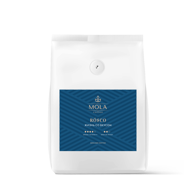 Изображение товара Кофе молотый Mola Rosco 200 г - насыщенный шоколадный вкус