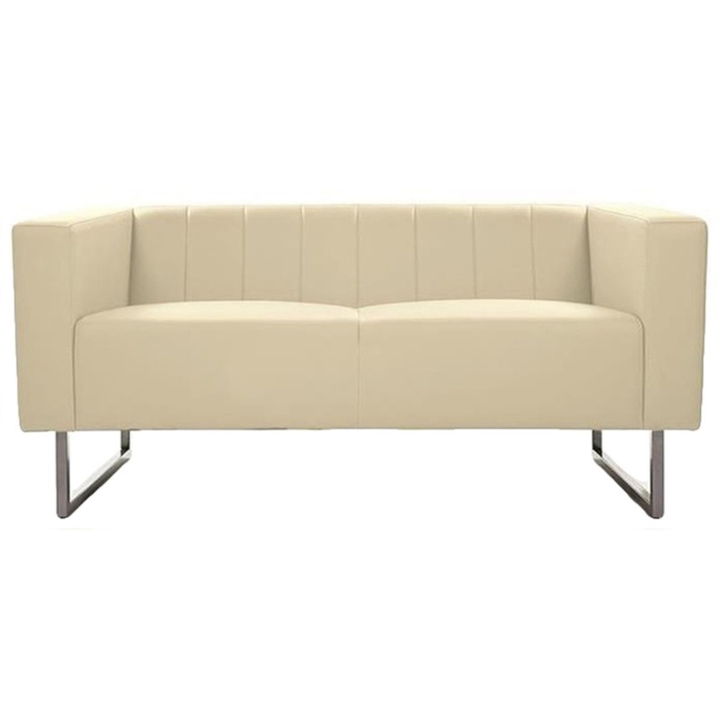 Изображение товара Диван двухместный Chairman Вента бежевый (искусственная кожа)