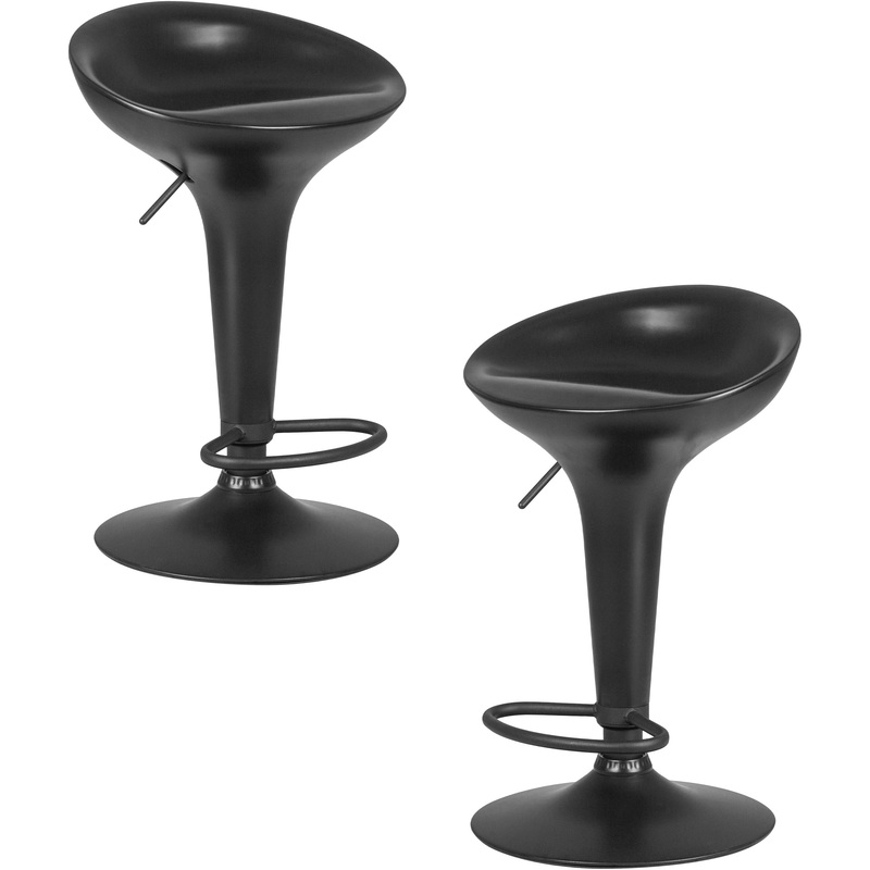 Изображение товара Стул барный черный набор 2 шт LM-1004-N из ABS пластика и металла