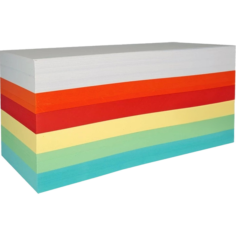 Изображение товара Карты модерационные 205x95x65 мм цветные непроклеенные прямоугольные плотность 130 г/кв.м