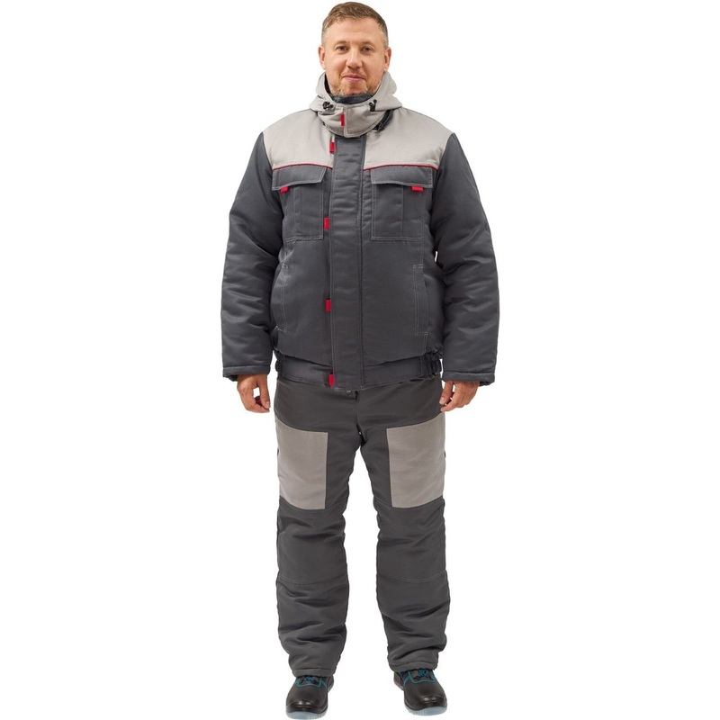 Изображение товара Костюм рабочий зимний мужской Фаворит-2-КПК серый 56-58