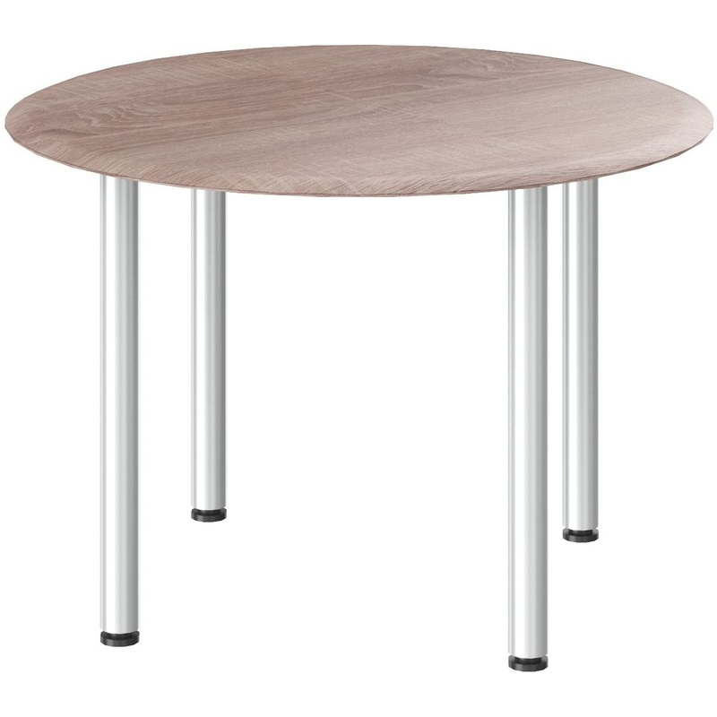 Изображение товара Стол для переговоров Wave WRT110 круглый (дуб сонома, 1100х1100х750 мм)