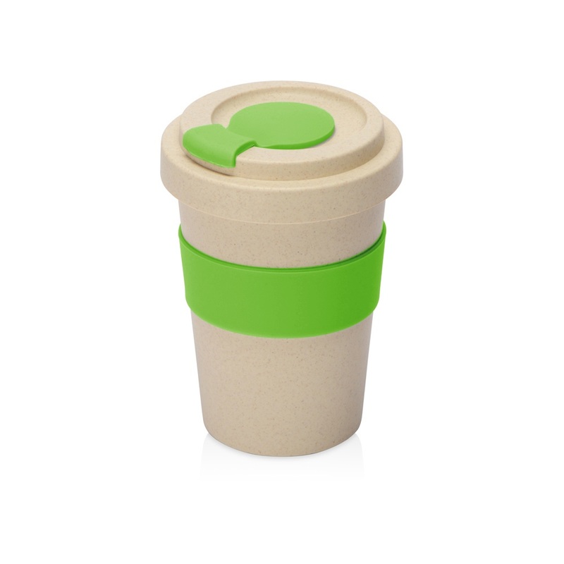 Изображение товара Стакан Flava полипропиленовый 330 мл с силиконовой манжетой