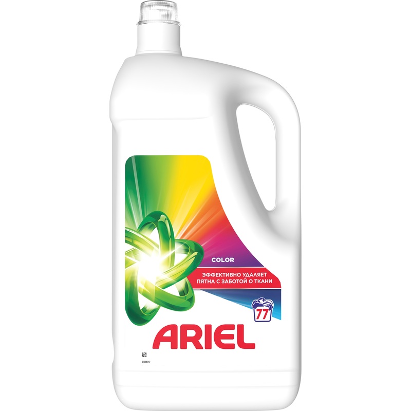 Изображение товара Гель для стирки Ariel Колор 5 л концентрат с пятновыводителем для цветного белья