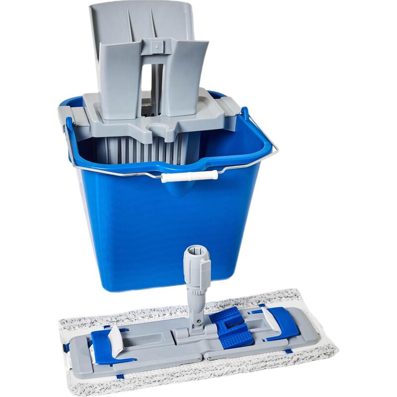 Изображение товара Комплект для уборки Росмоп PRO-20 (ведро 20 л с отжимом, держатель МОПа, МОП)
