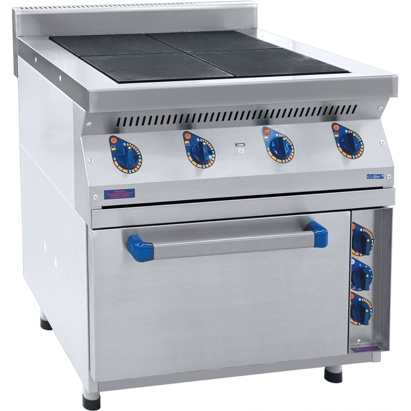 Изображение товара Плита Abat ЭПК-47ЖШ электрическая, 4 конфорки, нержавеющая сталь, Россия