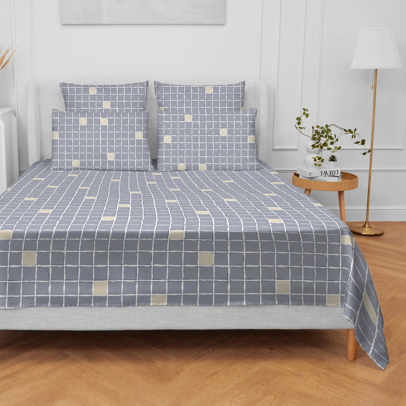 Изображение товара Простыня Тессера 220x240 см бязь 120 г/кв.м разноцветная Хорошо дома!