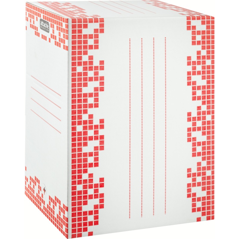 Изображение товара Архивный короб из гофрокартона Attache Selection 251x202x355 мм белый до 2000 листов