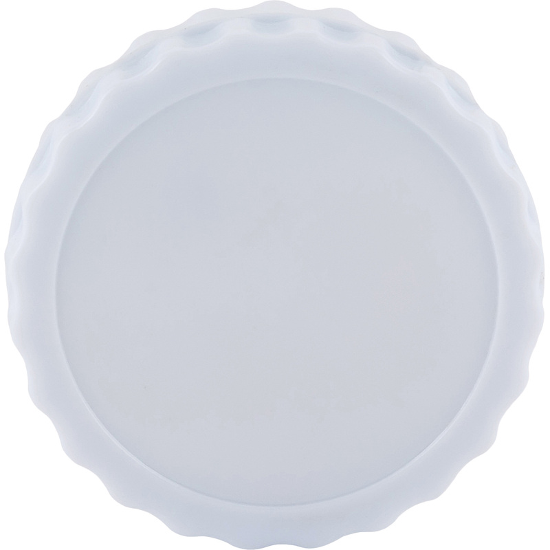 Изображение товара Губка для обуви круглая 100 штук, белая, с пропиткой, диаметр 6 см