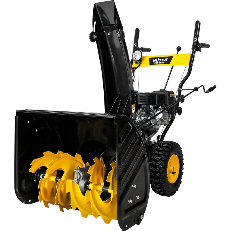 Изображение товара Бензиновый снегоуборщик Huter SGC 5500B 74 см электростартер