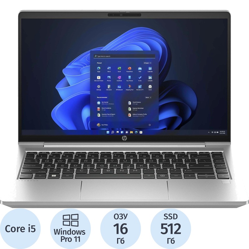 Изображение товара Ноутбук HP ProBook 440 G10 14 Intel i5 1335U 16 ГБ SSD 512 ГБ