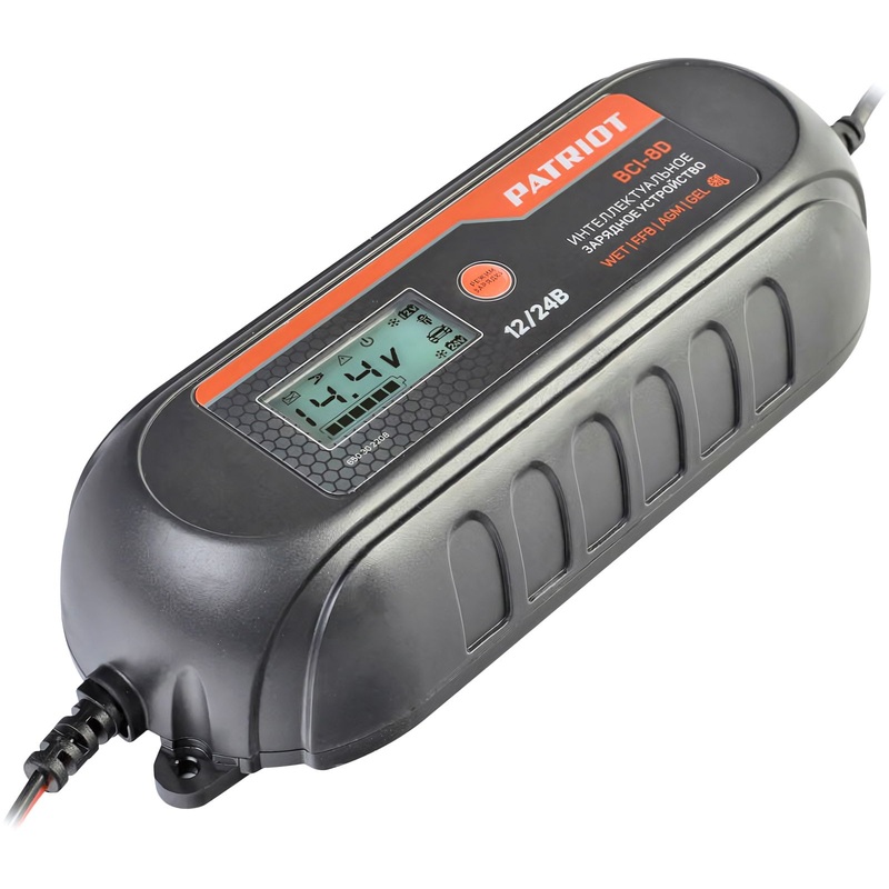 Изображение товара Зарядное устройство Patriot BCI-8D 12/24 В для автомобильных аккумуляторов