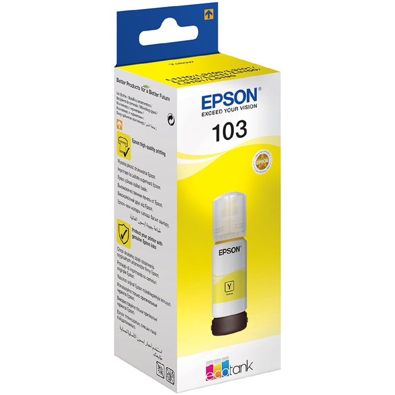 Изображение товара Чернила Epson 103 C13T00S44A желтые оригинальные