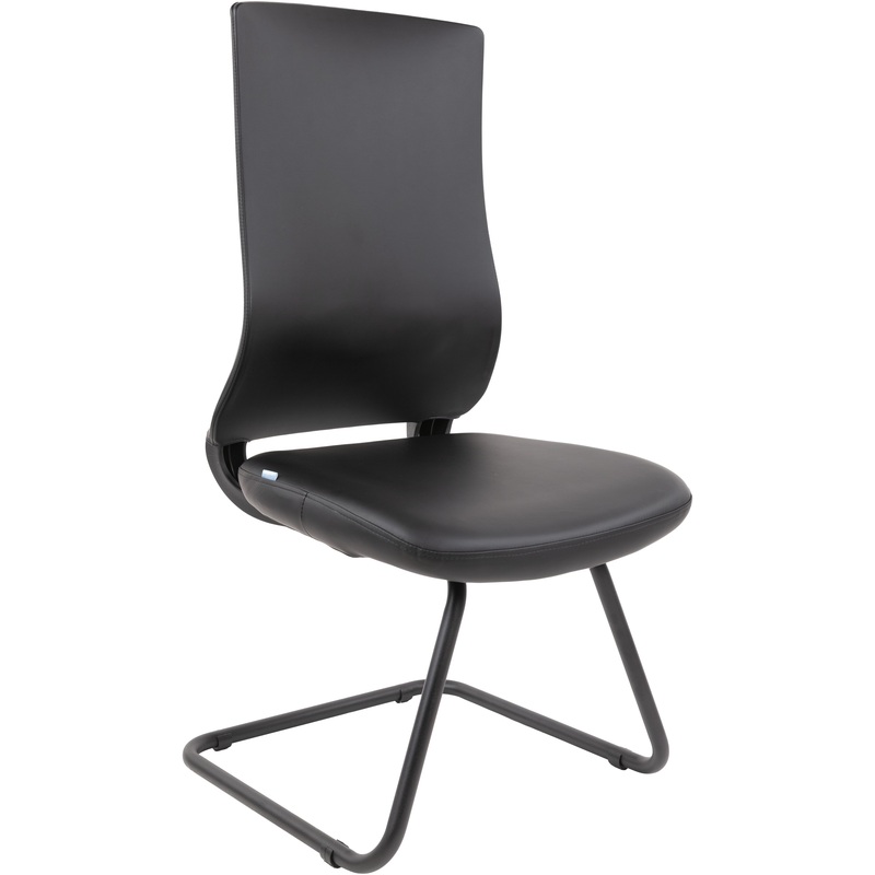 Изображение товара Конференц-кресло Chairman 500V чёрное — экокожа, регулируемый поясничный упор