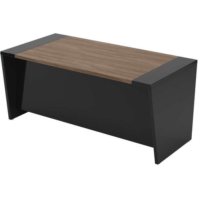 Изображение товара Стол руководителя письменный Asti (P) AST33911043 (дуб/черный, 1800х900х750 мм)