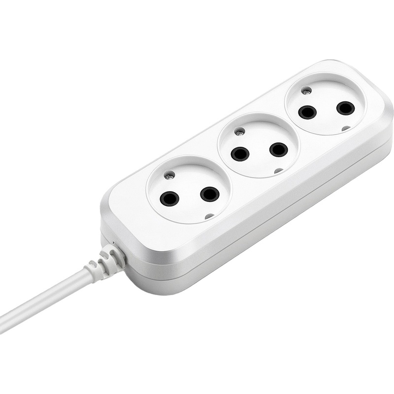 Изображение товара Удлинитель Buro BU-PSL3.1/W с 3 розетками и длиной 1,5 м