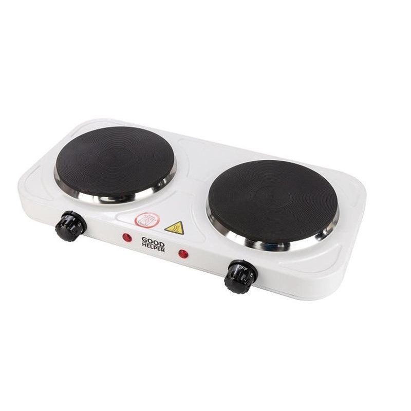 Изображение товара Настольная электрическая плита Goodhelper ES-20P10 белая 2 конфорки