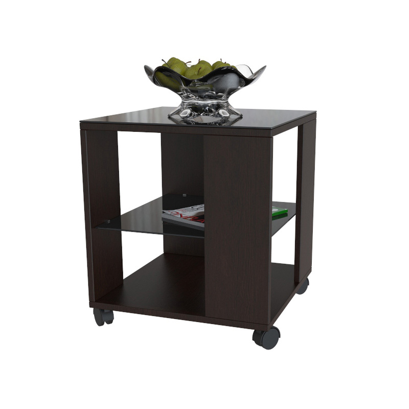 Изображение товара Стол журнальный BeautyStyle 6 (венге/стекло черное)