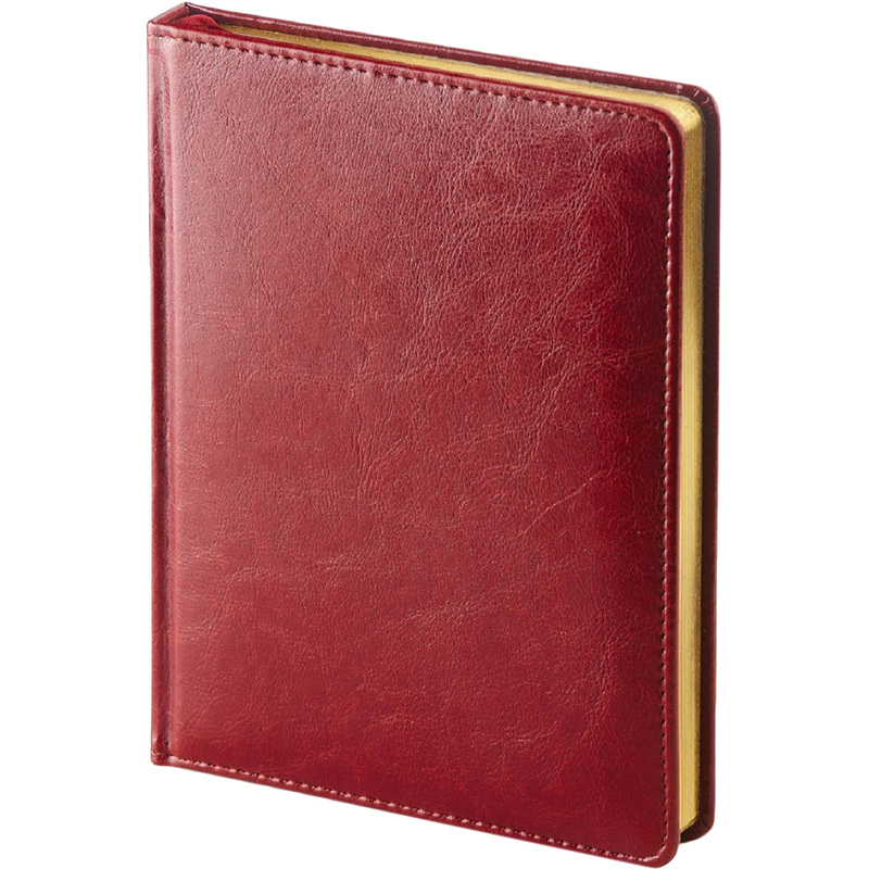 Изображение товара Ежедневник недатированный Attache Sidney Nebraska искусственная кожа A6+ 136 листов бордовый