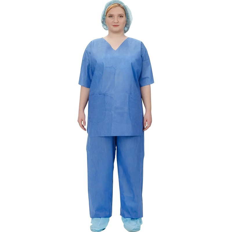 Изображение товара Костюм хирургический Новисет нестерильный размер 56-58, рубашка и брюки из SMS