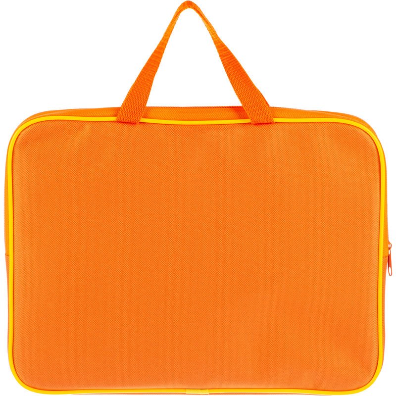 Изображение товара Папка для тетрадей Комус Класс Оранжевая А4 на молнии