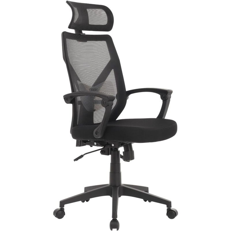 Изображение товара Кресло для руководителя RV Design Oliver черное регулируемое с механизмом Top Gun Lux