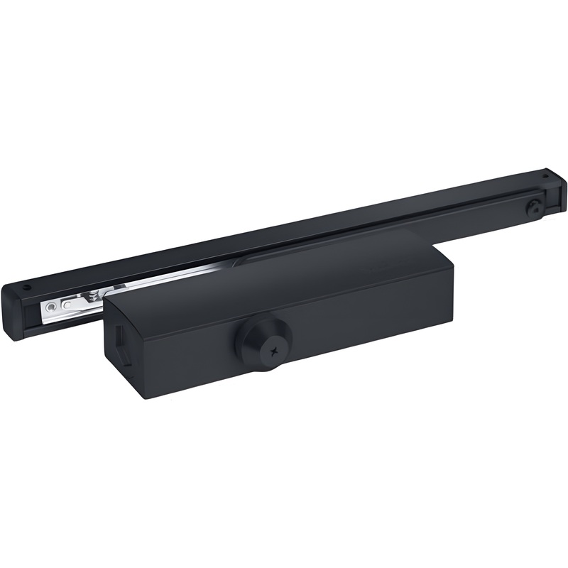 Изображение товара Дверной доводчик Notedo DC-025-095 до 100 кг черный для автоматического закрытия дверей