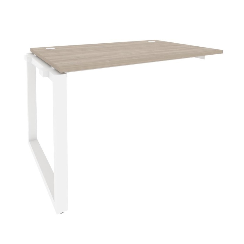 Изображение товара Элемент рабочей станции Onix-O O.MO-1.NRS-2.8 (дуб аттик/белый, 1180х800х750 мм)