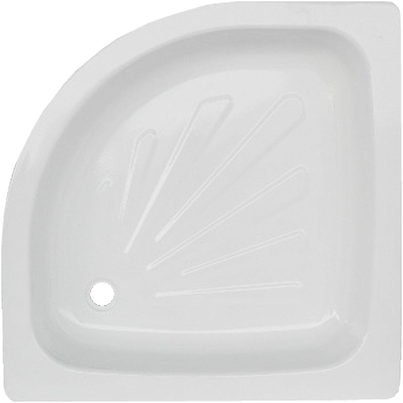 Изображение товара Поддон душевой Donatony 800 белого цвета 800x800x160 мм для ванной комнаты