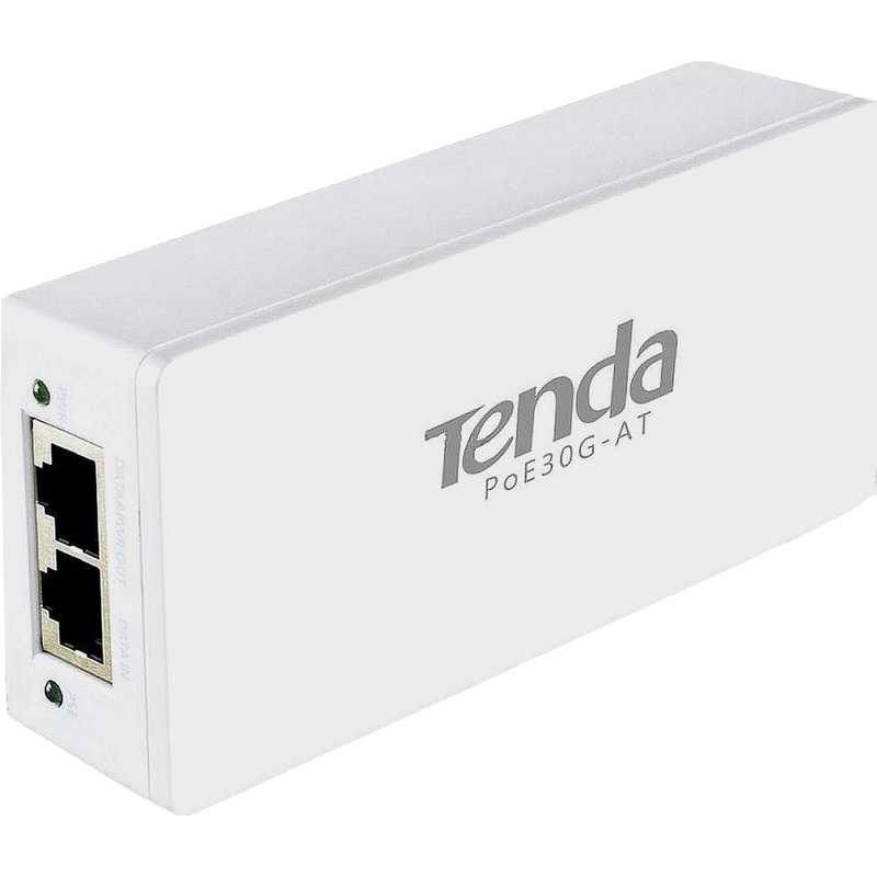 Изображение товара PoE-инжектор активный Tenda POE30G-AT для питания и передачи данных